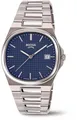 Boccia Armbanduhr für Herren in der Farbe Silber mit Armband aus Titanium, Wasserdichtigkeit: 5 bar, Gehäusedurchmesser: 39 mm, 3657-02