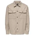 ONLY & SONS Langarmhemd grau M