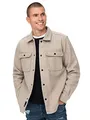 ONLY & SONS Herren Freizeit Hemd ONSASH - Relaxed Fit XS S M L XL XXL, Größe:M, Farbe:Chinchilla 22023564