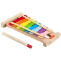 Mattel® Spielzeug-Musikinstrument Fisher-Price Buntes Xylophon mit Hammerspiel aus Holz