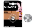 Original Duracell CR1616 DL1616 3V Lithium Batterie 6616 Knopfzelle 1 er Blister