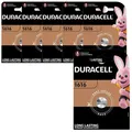 6x Duracell CR1616 DL1616 3V Lithium Batterie Knopfzelle 45mAh Blister CR 1616