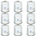 Z.M.C 9X Gaskartuschen 450g, Propan/Butan Gas 900ml, Gaskartusche EN417, Eurogewinde Schraubgewinde Anschluss, Schraubkartusche für Unkrautbrenner, Universal Druckgasdose mit Schraubventil