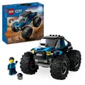 LEGO City Blauer Monstertruck, Offroad-Auto-Spielzeug, Fahrzeug-Set mit Rennfahr