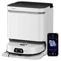 Eureka J15 Pro Ultra Saugroboter mit Wischfunktion, 16200 Pa Saug und Wischroboter Selbstreinigend, Anti-Wickel, Flüssigkeitserkennung & Bürstenhebung, 75℃ Heißwasserreinigung, All-in-one Station