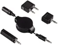 Hama Audio-Verbindungskabel/Adapter 122369 FLUGREISEADAPTER-SET Schwarz