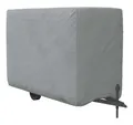 vidaXL Autoplane Schutzhülle für Pferdeanhänger Grau 376x168x240 cm Vliesstoff (1-St)
