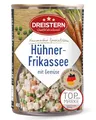 DREISTERN Hühnerfrikassee 400g I Mit zartem Gemüse I Herzhaftes Fertiggericht in recyclebarer Konservendose I Lange Haltbarkeit dank natürlicher Konservierung I Hausmacher Qualität