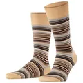 FALKE Socken Microblock (1-Paar) mit hochwertiger Fil d ́Ecosse beige 45-46