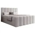 Compleo24 Boxbett, Grau, Holzwerkstoff, Rechteckig, 200x200 cm, Schlafzimmer, Betten, Boxspringbetten