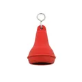 CombiCraft Hotel Schlüsselanhänger Mayfair Rot mit offenem Boden, pro 5 Stück, 41x70mm, mit gedrehtem S-Haken- Ideal für den Hotelbereich