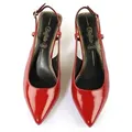 Buffalo Buffalo Sling Back- Vegan Patent High-Heel-Pumps rot 41 EU