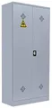 Lüllmann Umweltschrank komplett montiert grau 195x92x42cm (HxBxT) Gefahrstoffschrank Pflanzenschutzschrank Chemikalienschrank Spritzmittelspind 566250