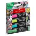 FABER-CASTELL Graffiti Textmarker farbsortiert, 4 St.