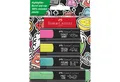 Faber-Castell Marker Textmarker TL 64 Graffiti 254690 sortiert 4 Stück