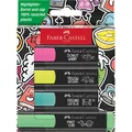 Faber-Castell Textmarker TL 64 Graffiti 254690 sort 4St