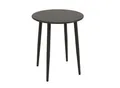 DEGAMO Bistrotisch DENVER 60cm rund, Metall anthrazit