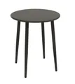 Bistrotisch Balkontisch Gartentisch Esstisch DENVER Metall 60cm rund anthrazit