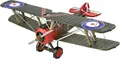 Metal Earth Farbiger Sopwith Camel Doppeldecker 3D Metallmodell + Pinzette 00238