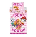 Paw Patrol Baumwoll-Bettwäsche 140x200 cm Deckenbezug + 70x90 cm Kissenbezug