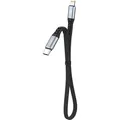 Dudao USB-C to Lightning 20W PD 0.23m Cable (Black) (0.23 m, 20 W) (L10P)