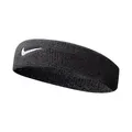 Nike Unisex Erwachsene Swoosh Headband/Stirnband, Schwarz (Black/White), Einheitsgröße