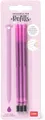 Legami Ersatzminen (3 Stück) für löschbaren Gelstift - violett