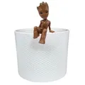 Christmas Inspirations Blumentopf Deko Anhänger Groot - Marvel Pot Buddy 10 cm aus Polyresin dekorative Pflanzentopf Figur zum Einhängen für Blumentopf oder Vase Geschenkidee für Fans