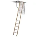 Dolle Bodentreppe clickFIX® 3-teilig bis 274cm Raumhöhe mit U-Wert 0,49 Deckenöffnung 140x70cm