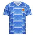 JELEX Retro History Herren Trikot | mit eingesticktem Logo & Kurzarm | Nostalgie-Design für Fußballfans | ideal für Sammler (DE/NL/SE/PL, Alphanumerisch, XL, Regular, Regular, DDR)