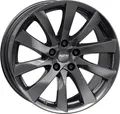 Platin P106 diamant-schwarz 8.5x18 ET35 - LK5/114.3 ML64.2 Alufelge schwarz