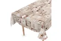 ANRO Tischdecke Wachstuchtischdecke Gartentischdecke Wachstischdecke (Einzelstück 1-tlg), Glatt 140x100cm wasserabweisend
