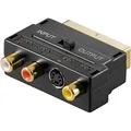 Goobay Scart zu Composite Audio Video und S-Video Adapter, IN/OUT (50499)