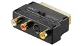 Adapter Scart do Composite Audio Video i S-Video, IN/OUT - Połączenie typu Wtyk