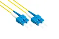 Good Connections OS2 LWL Kabel - Duplex - Stecker SC an SC - Singlemode 9/125 - austauschbare Polarität - Lichtwellen-Leiter, Glasfaser-Kabel, Patchkabel - 2 m
