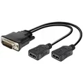 DELOCK 65280 - DMS-59 Adapter, DMS-59 Stecker auf 2x HDMI Buchse, 20 cm