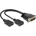 Delock DMS-59 zu 2 x (HDMI, 25 cm) (65280)