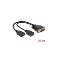 Adapter DMS-59 Stecker > 2 x HDMI Buchse 20cm