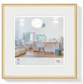 walther design Bilderrahmen gold 30 x 30 cm New Lifestyle Kunststoffrahmen KV330G