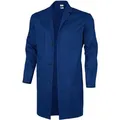 Qualitex Arbeitskittel Basic BW 240 Unisex, blau, lange Ärmel, Größe 48