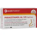 PARACETAMOL AL 125 Säuglings-Suppos. 10 St. PZN 03295065