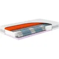 Hn8 Taschenfederkern-Matratze "Sleep Balance TFK", H3/H4, 90 x 190 cm, Höhe: ca. 24 cm - Weiß