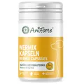 AniForte WermiX für Hunde Kapseln 50 Stück - Natürliche Inhaltsstoffe, seit 10 Jahren bewährte Alternative, Unterstützung durch Saponine, Bitterstoffe, Thymian, Wermut & Salbei