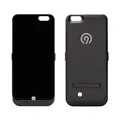 NINETEC 4800mAh Power Case + Schutzhülle 2in1 mit Akkufunktion Power Bank Zusatzakku für iPhone 6 Plus Black