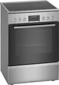Bosch HKS79U250 (edelstahl) Elektroherd mit Glaskeramikfeld