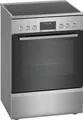 Bosch Elektro-Standherd HKS79U250 | 60 cm | Glaskeramikkochfeld | Pyrolyse | 3D Heißluft | Edelstahl | A, A (Spektrum:  bis D)