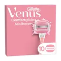 Gillette Venus Comfortglide Spa Breeze Rasierklingen - 10er Pack Damen Klingen