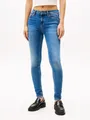 Tommy Jeans Skinny-fit-Jeans NORA MR SKNY AH1280 mit Logo-Badge, Mid Rise