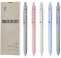 MengRan Piloting - Set von Gel-Tinten-Kugelschreibern, 0,5 mm feine Spitze, schnelltrocknende Tinte, entzückende phantasievolle Stifte, Geschenk für Frauen (5 Stück, schwarze Morandi-Tinte)