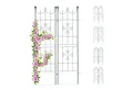 relaxdays Rosenbogen Rankgitter 2er Set, C